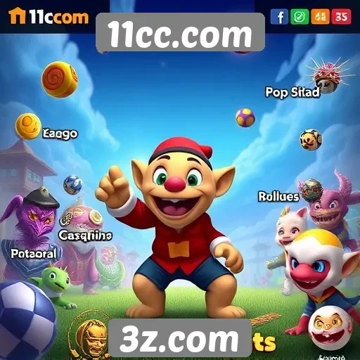 Exploração da biblioteca de jogos do site 11cc